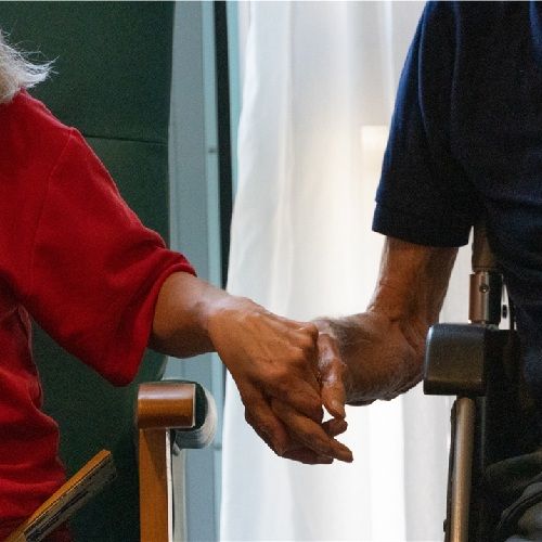 Holding hands