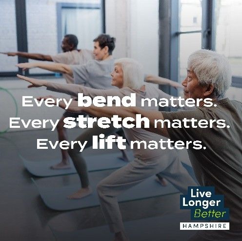People doing a Strength and balance class