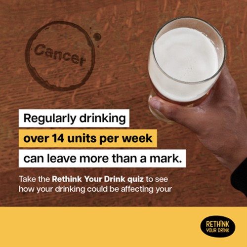 Rethink your drink campaign poster