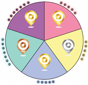 Diagram showing classification of award