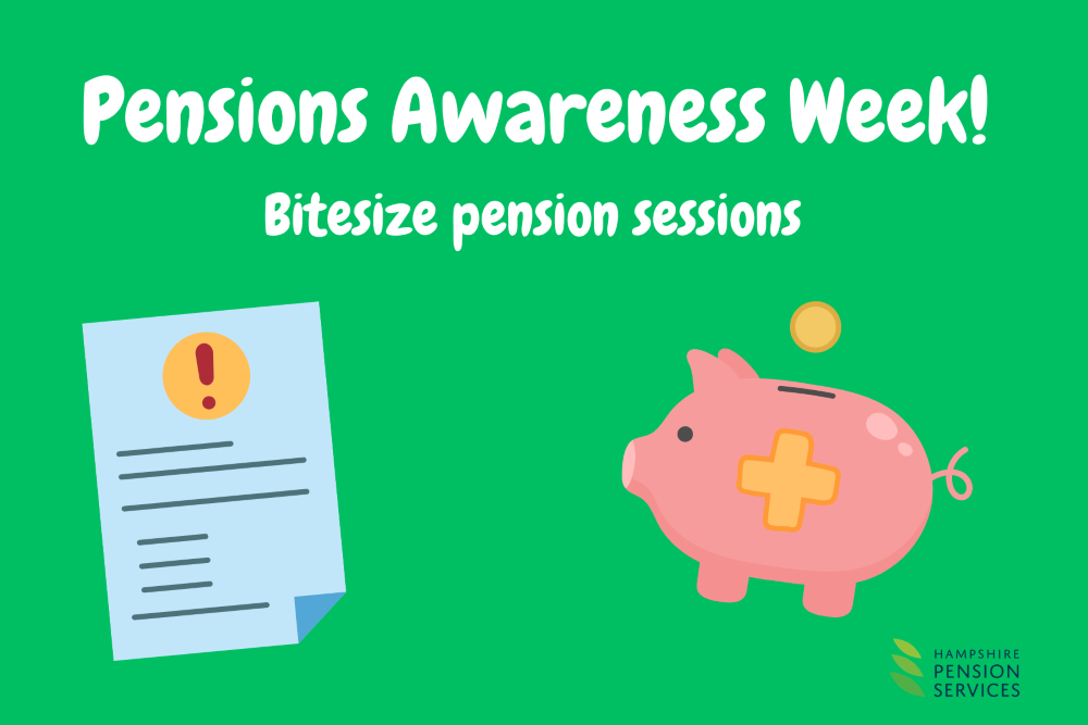 Pensions Awareness week leaflet