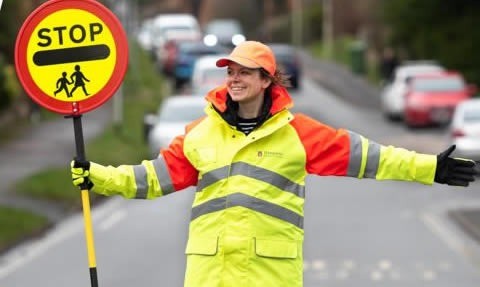 School crossing patrol worker