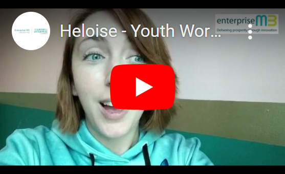 Image of a video thumbnail, linking to a YouTube video of Heloise - Health - Youth Worker