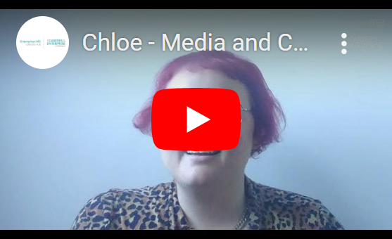 Image of a video thumbnail, linking to a YouTube video of Chloe - Space Aero - Media and Communications Specialist