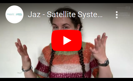 Image of a video thumbnail, linking to a YouTube video of Jaz - Space Aero - Senior Satellite System Engineer