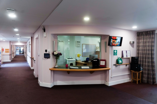 Fleming House in Eastleigh reception