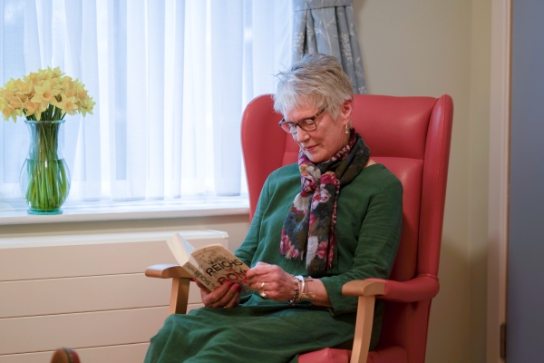 Lady reading