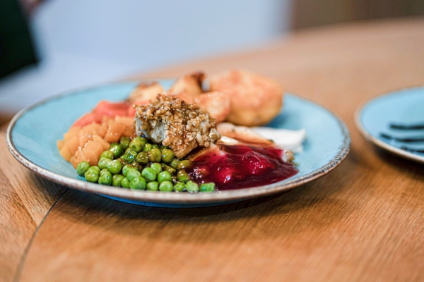 A care home meal
