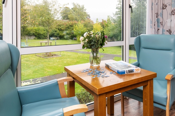 Care home view outside