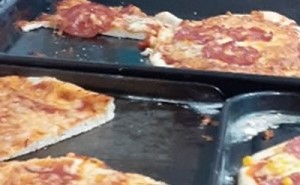 Pizza slices
