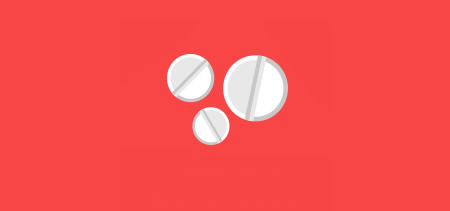 Contraception pills illustration