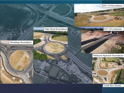 Progress of the four roundabouts and underpass – July 2026.