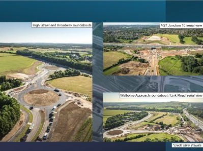 Progress of the four roundabouts June 2026