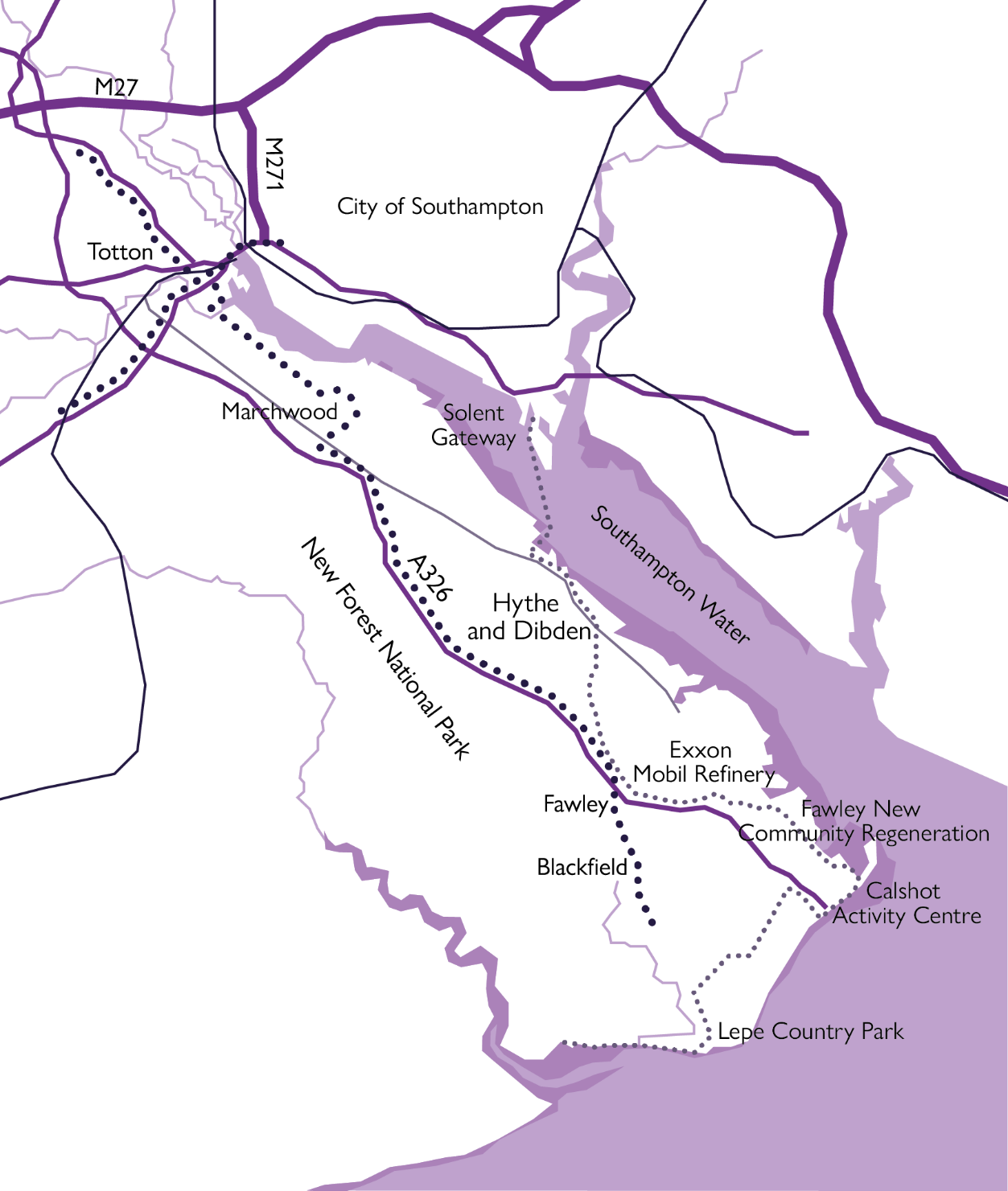 Waterside Strategy map