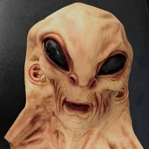 A moulded alien mask 