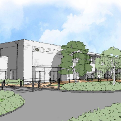 artist impression of hartland primary school