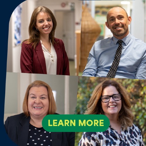 Image shows four head teachers smiling