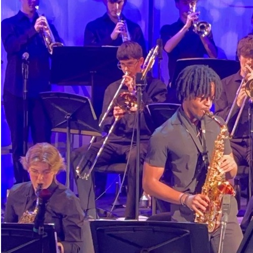 youth jazz concert stage shot