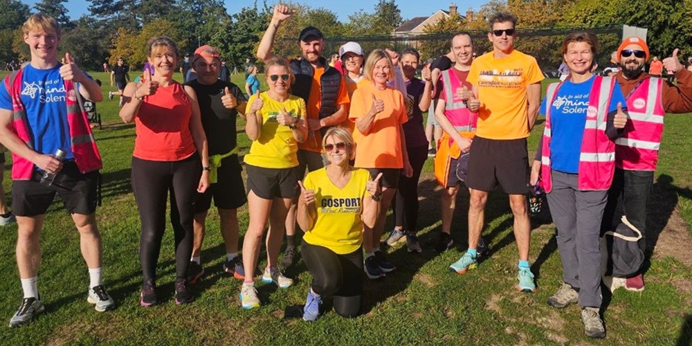 Runners before a parkrun event