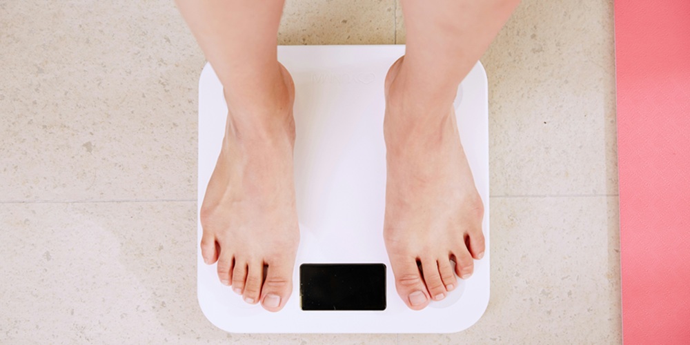 Feet on scales