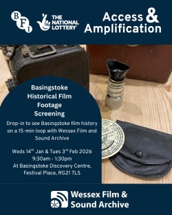 Basingstoke on film event poster