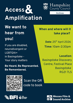Access and amplification event poster