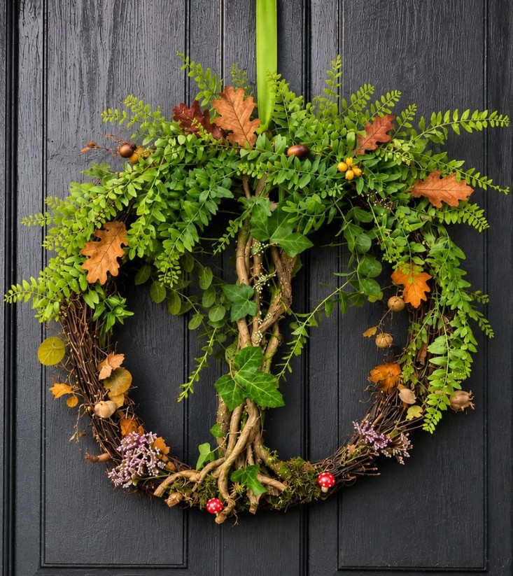 autumn tree of life wreath
