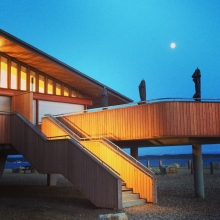 Evening at The Lookout, Lepe
