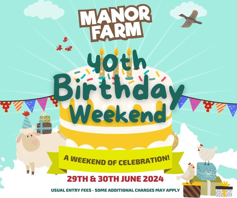 Manor Farm 40th Birthday Party Banner