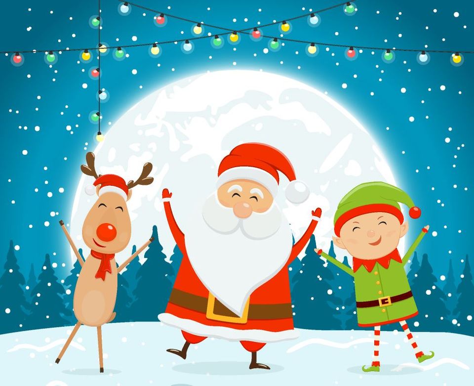 Father Christmas in the Cottage