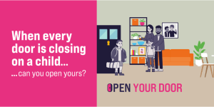 #OpenYourDoor to Fostering this summer and support a child in care