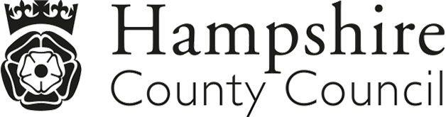 Black and White Logo Hampshire County Council