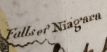 Map of Falls of Niagara