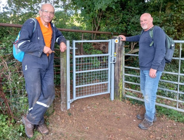 New gate installed as part of the Miles without Stiles Project