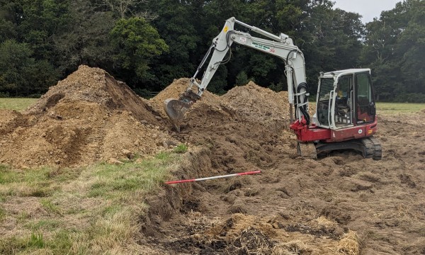 digging the topsoil