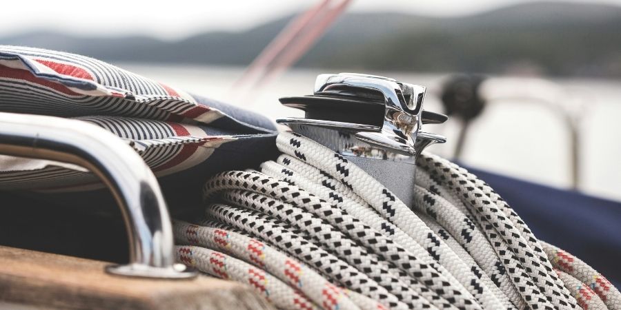 Ropes on a boat