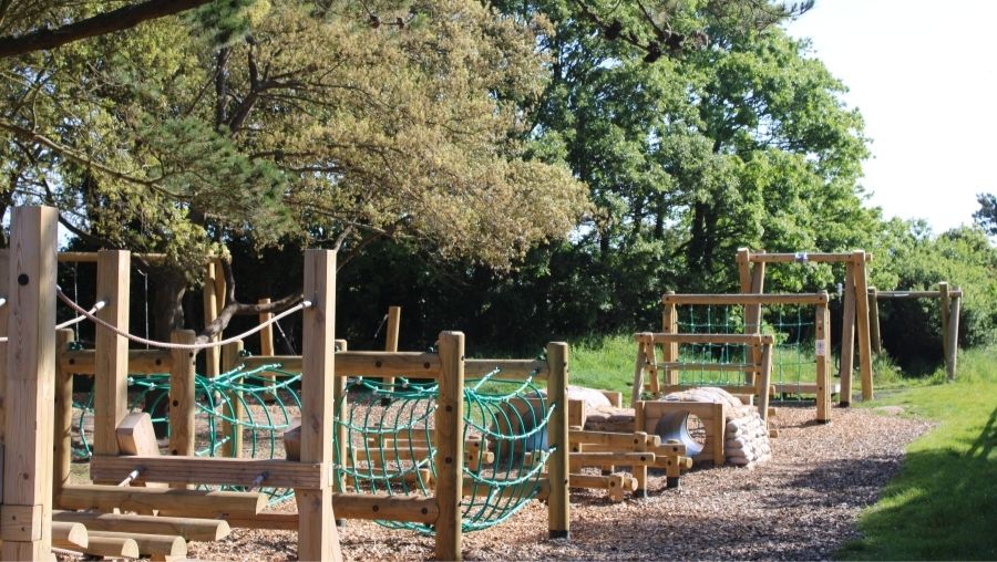Adventure play area at Lepe