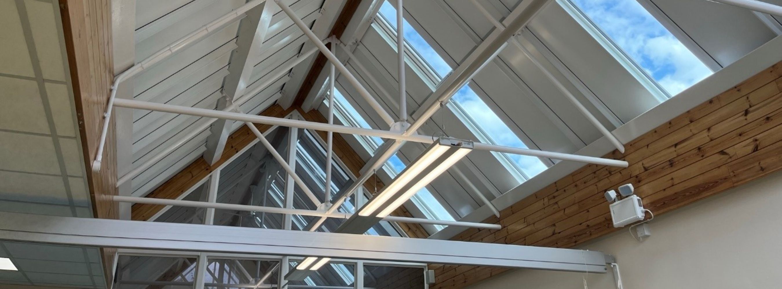 Newly built roof at Medina House School