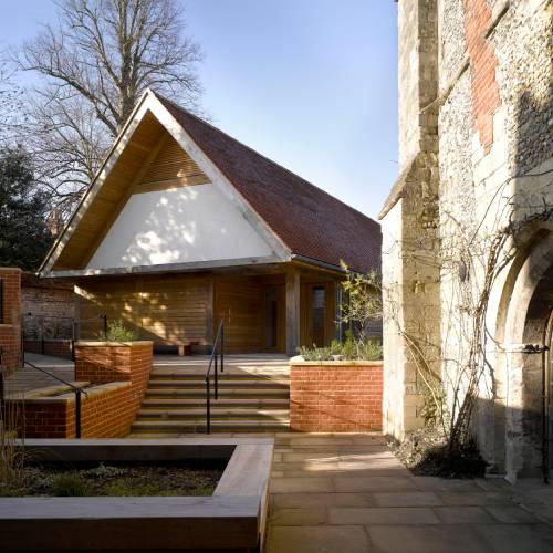 Learning centre at Winchester Cathedral