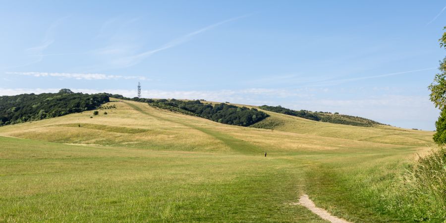 Sweeping view of Butser Hill