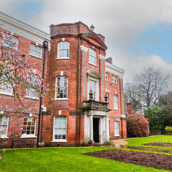 Large redbrick historical building