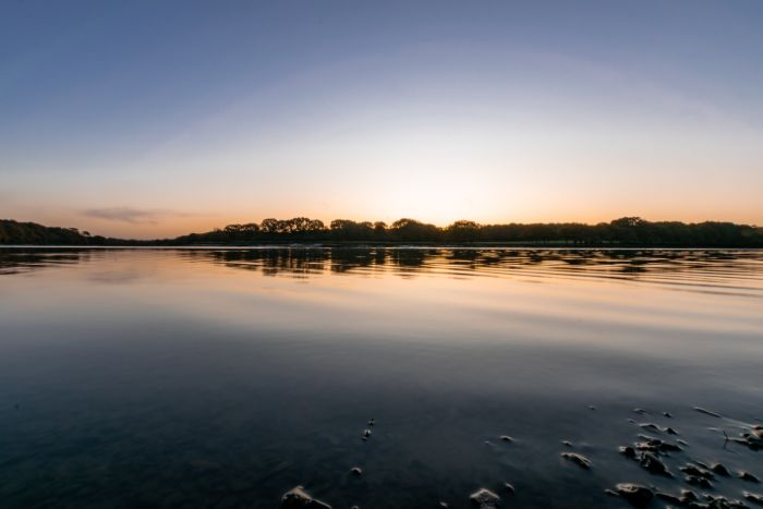 River Hamble at sunset