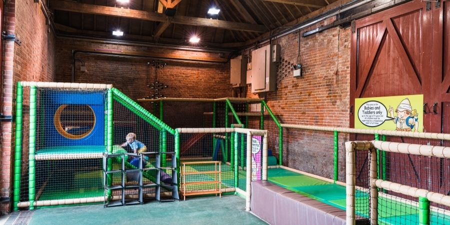 The play barn at Staunton Farm