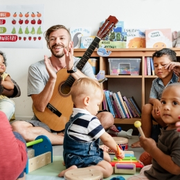 childcare with children