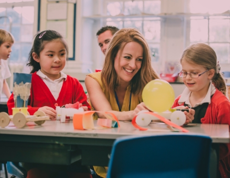 Classroom Assistant working with children