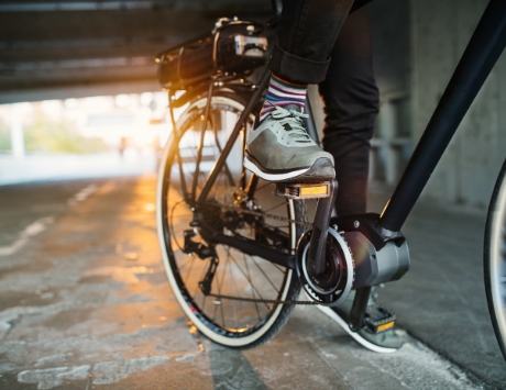 Bicycle with motor
