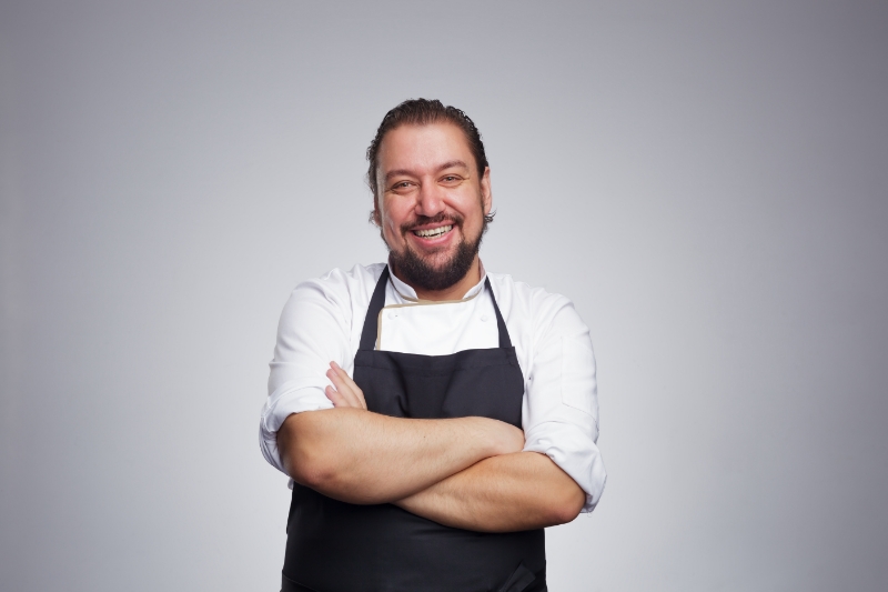 A Chef with arms crossed