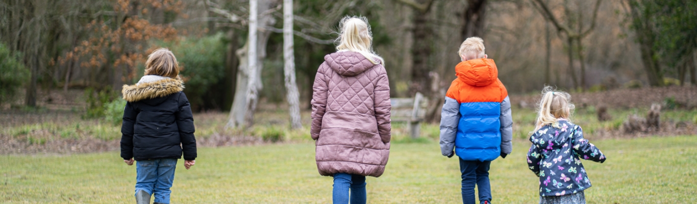 Foster carer and child